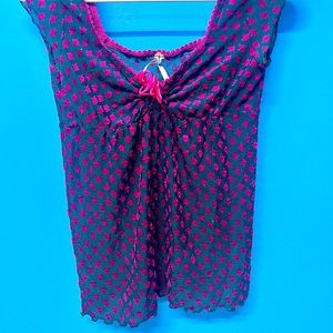Vintage mesh top by free people